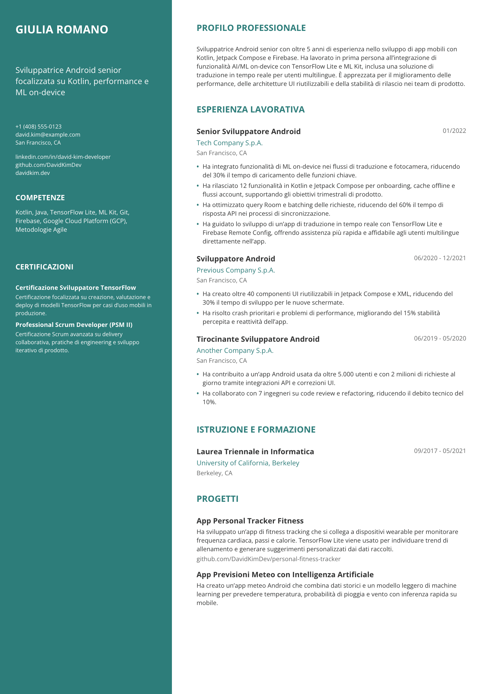 Sviluppatrice Android