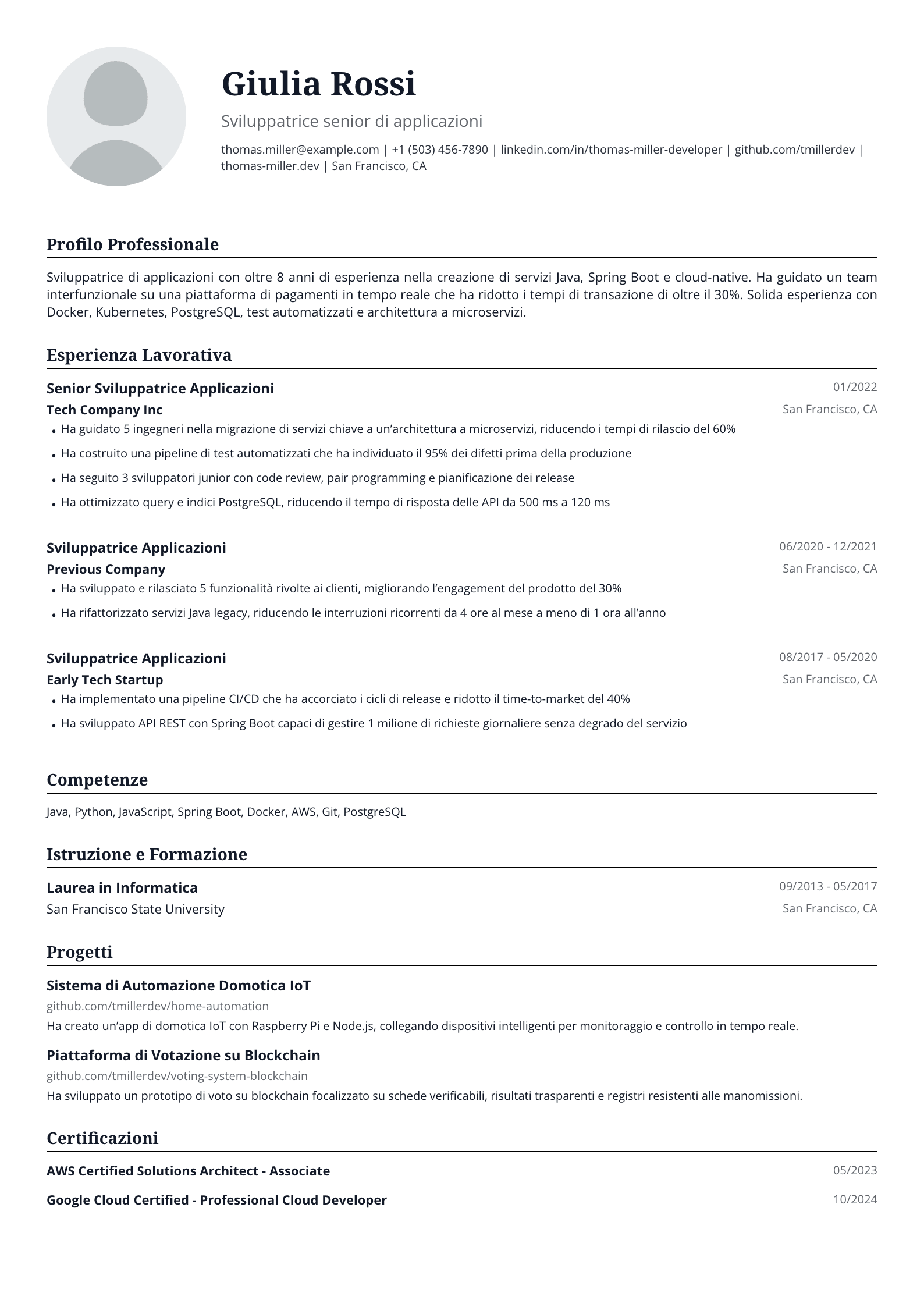 Sviluppatrice di applicazioni