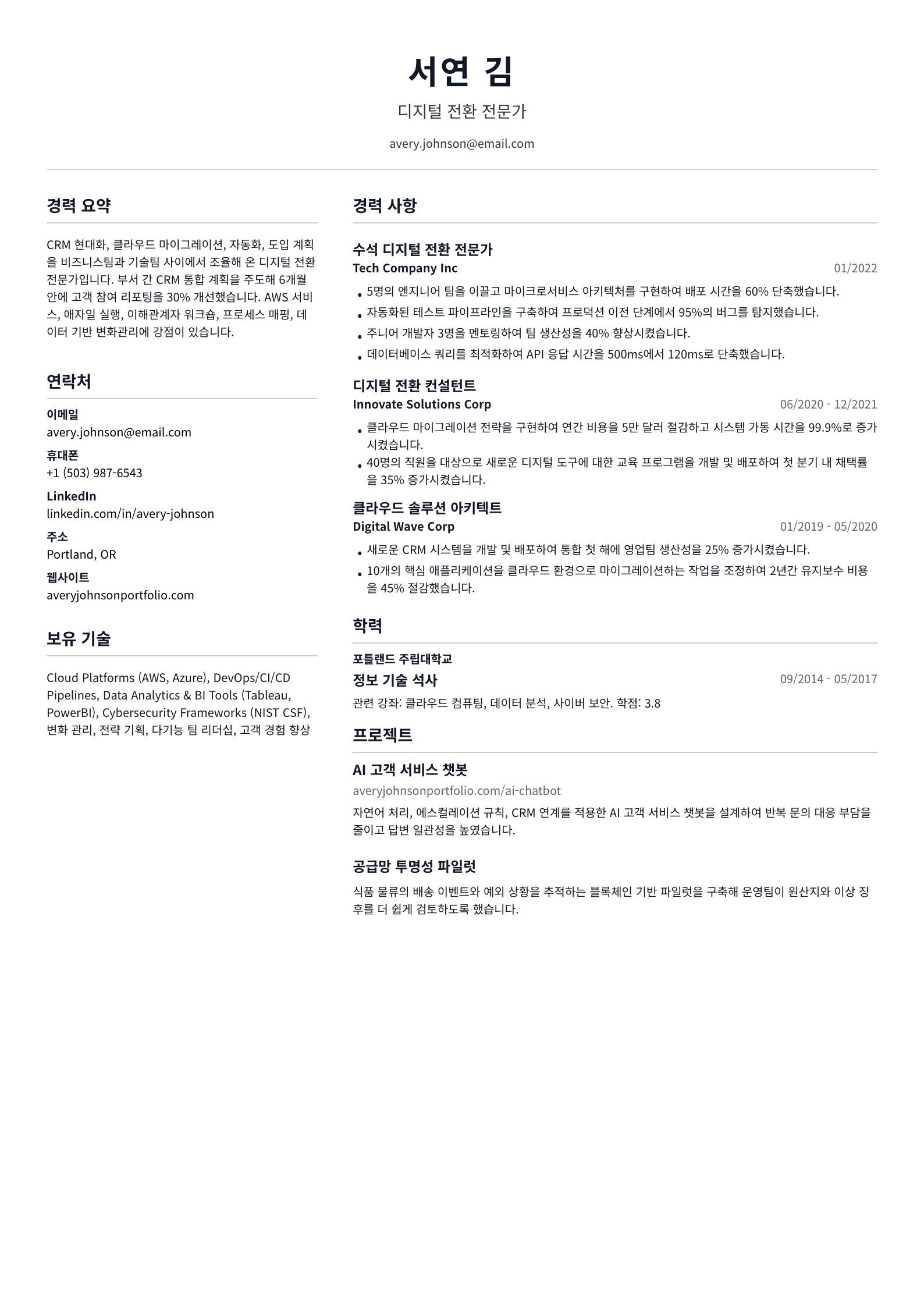 디지털 전환 전문가