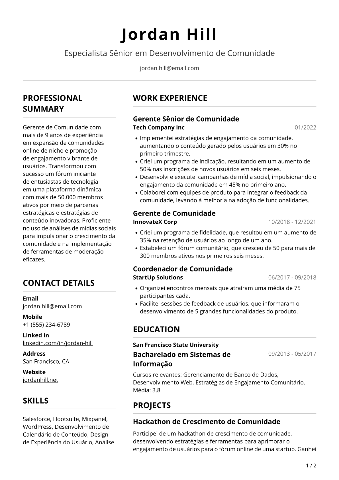 Gerente de comunidade