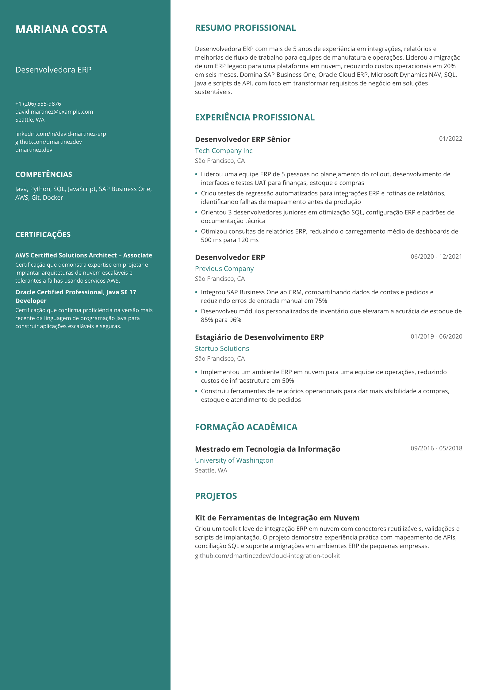 Desenvolvedor ERP