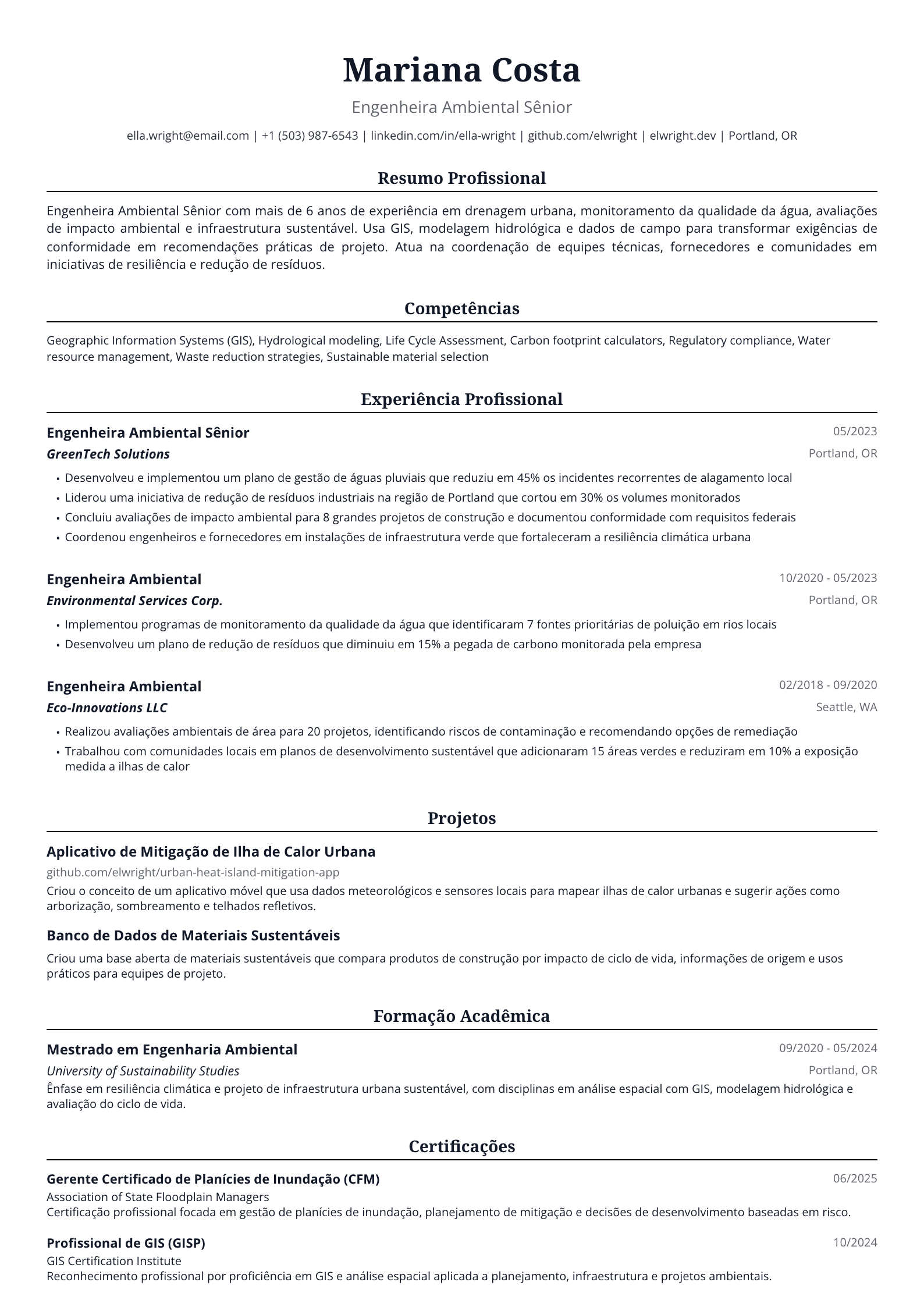 Engenheira Ambiental