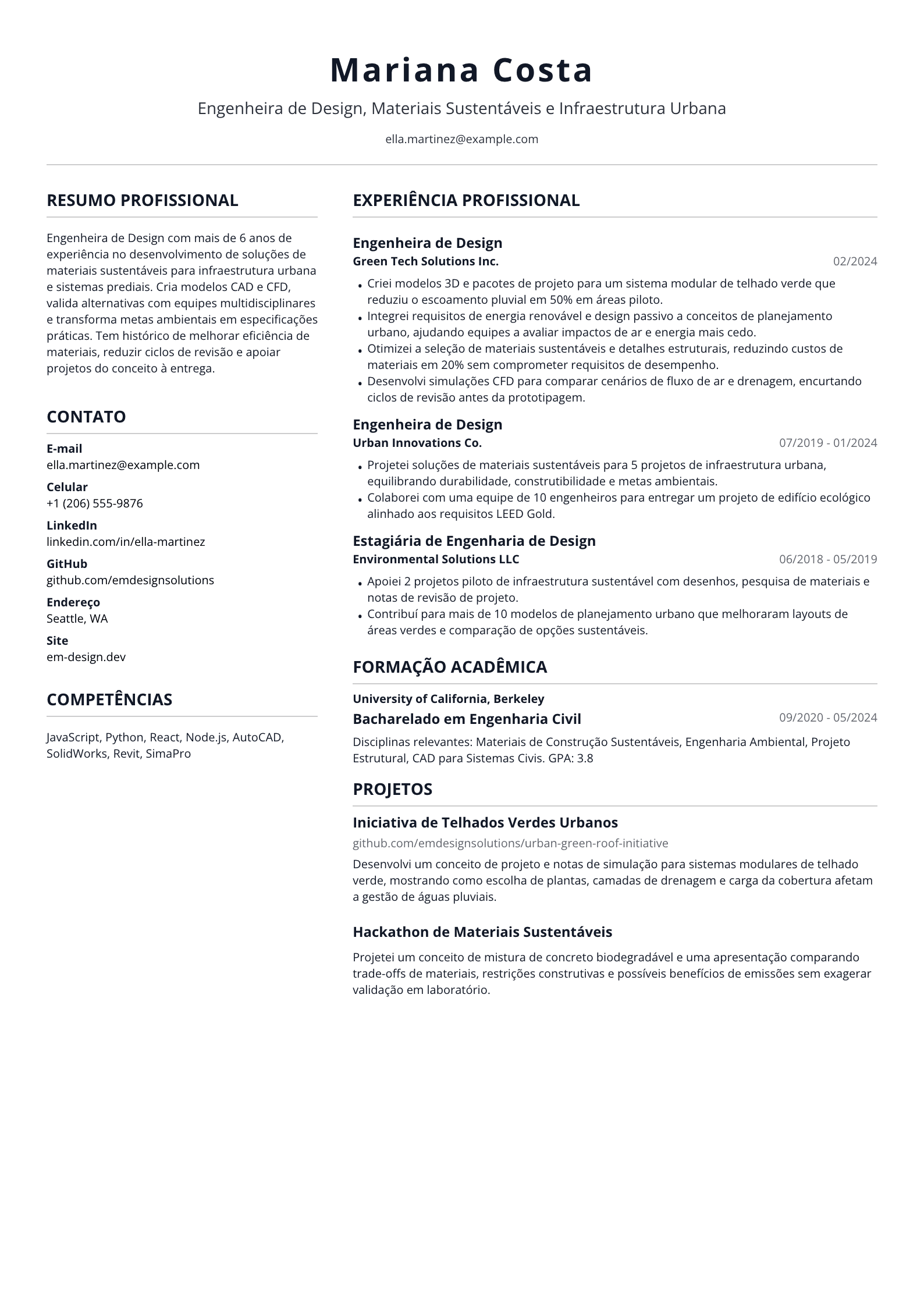 Engenheira de Design