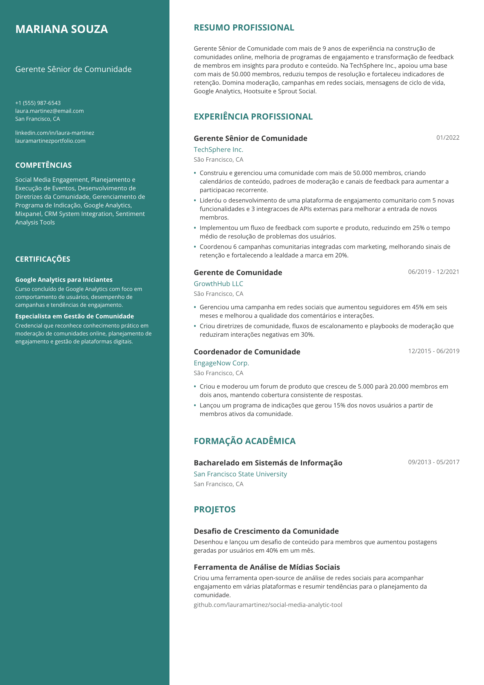 Gerente de Comunidade