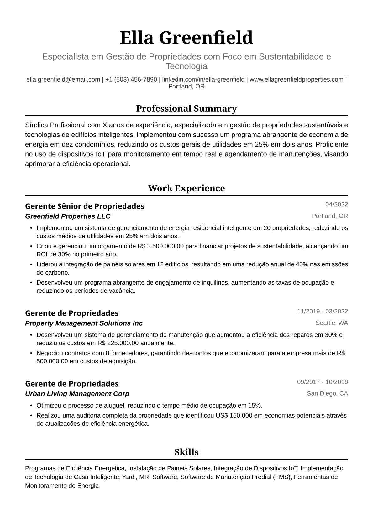 Síndica profissional