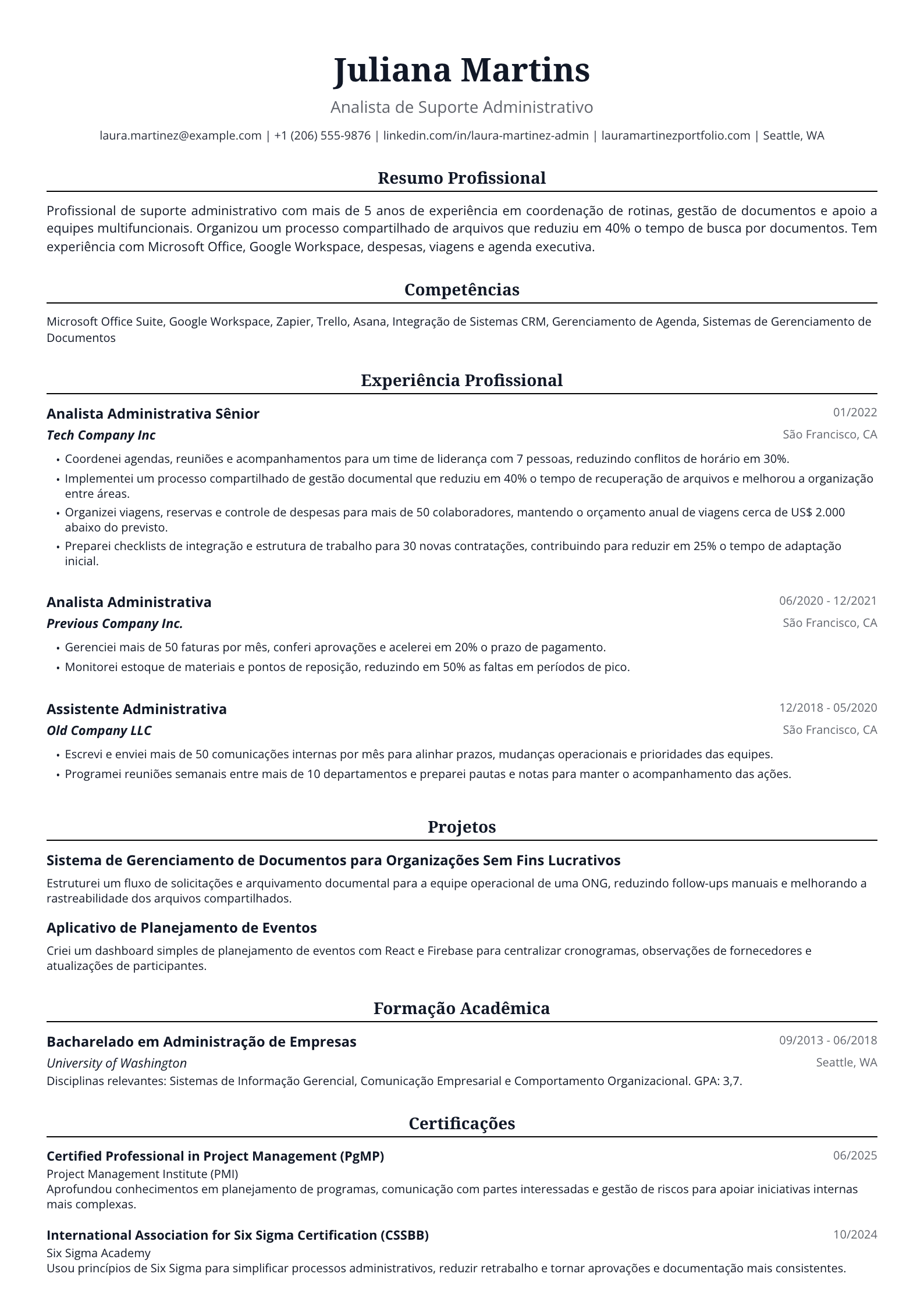 Suporte Administrativo